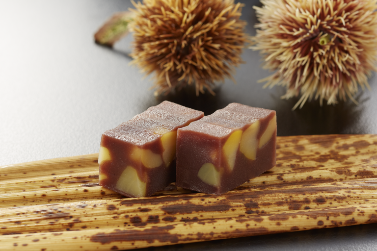 » 栗蒸し羊羹 ｶｯﾄ1